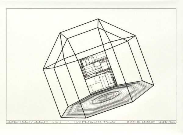 Ornamental Spaces by Georg Nees at DAM